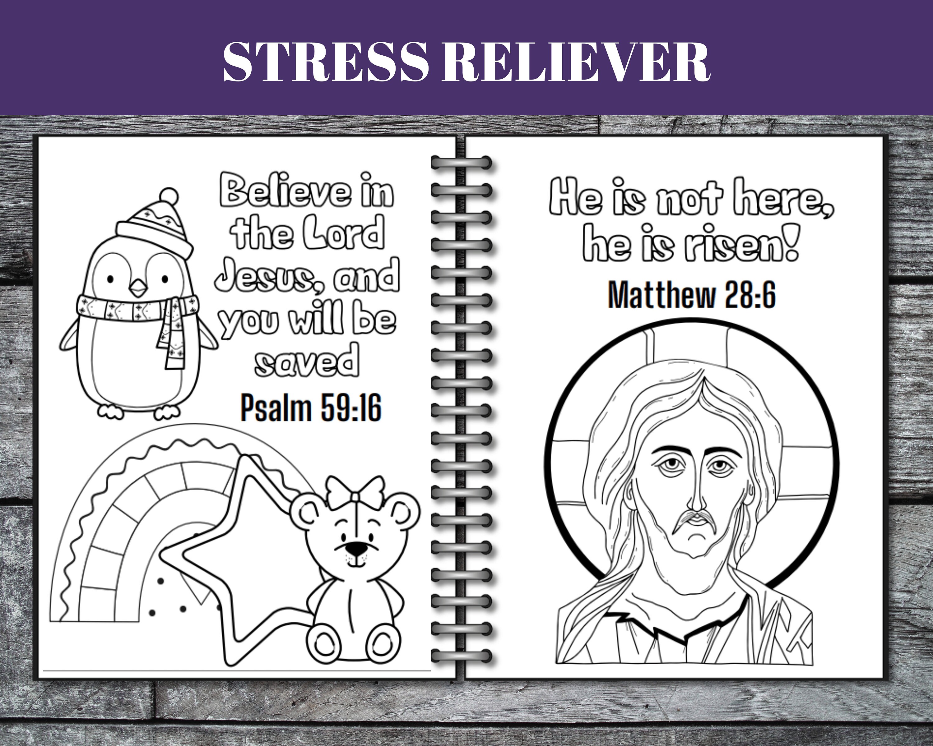 45 Kids Bible Verse Coloring Pages, Kids Bible Verse Coloring Book