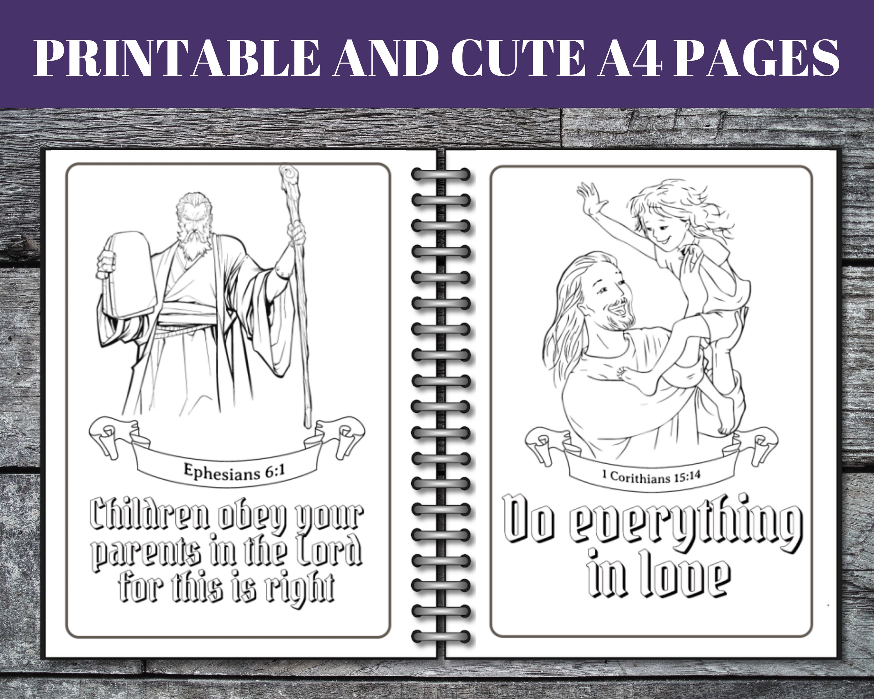 10 Printable Father's Day Bible Verse Coloring Pages, Father's Day ...