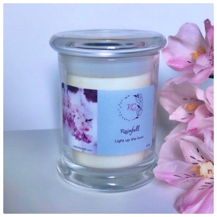 Rainfall / Fruity / Candle 160g Etsy
