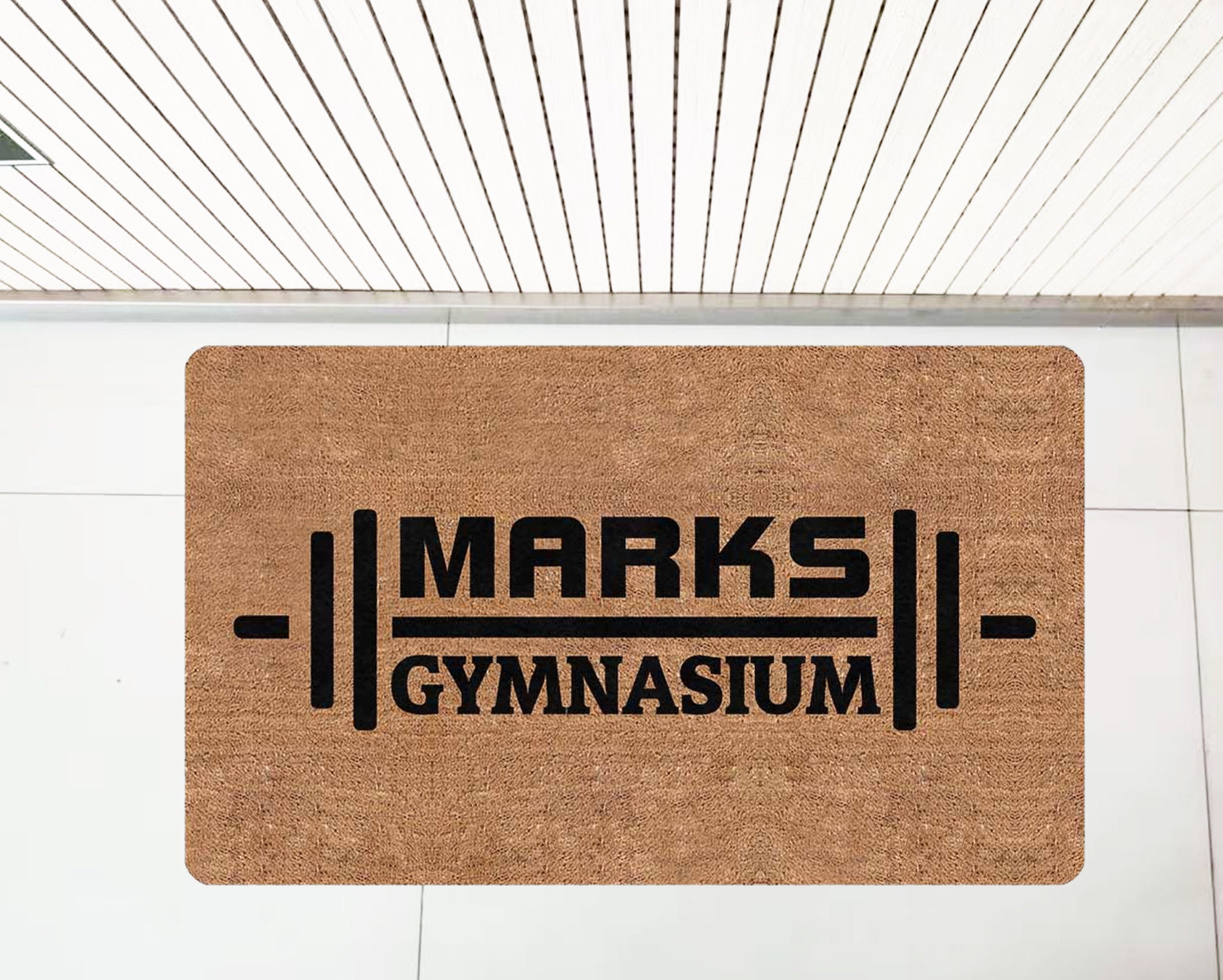 Nombre personalizado Alfombrilla de entrada Divertido gimnasio | Etsy