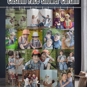 Custom Photo Shower Curtain Home Decor,Professional Shower Curtain Bathroom Decor,Waterproof Modern Fabric Bathroom Shower,Personalized Gift