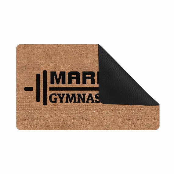 Personalised Your Own Gym Name Rubber Doormat 
