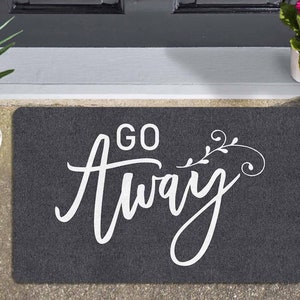  Outdoor Indoor Door Mat, Extra Durable Natural Rubber Welcome  Mat, Heavy Duty Front Outdoor Door Mat, Waterproof Low Profile Fall Door Mat,  Entrance Rug for Entry, Patio, Busy Areas (Grey, 17x29) 