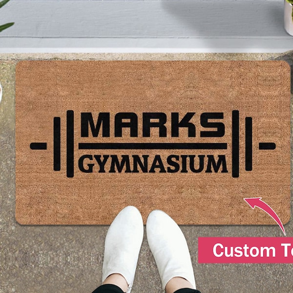 Personalised Gym Floor Mat Etsy UK