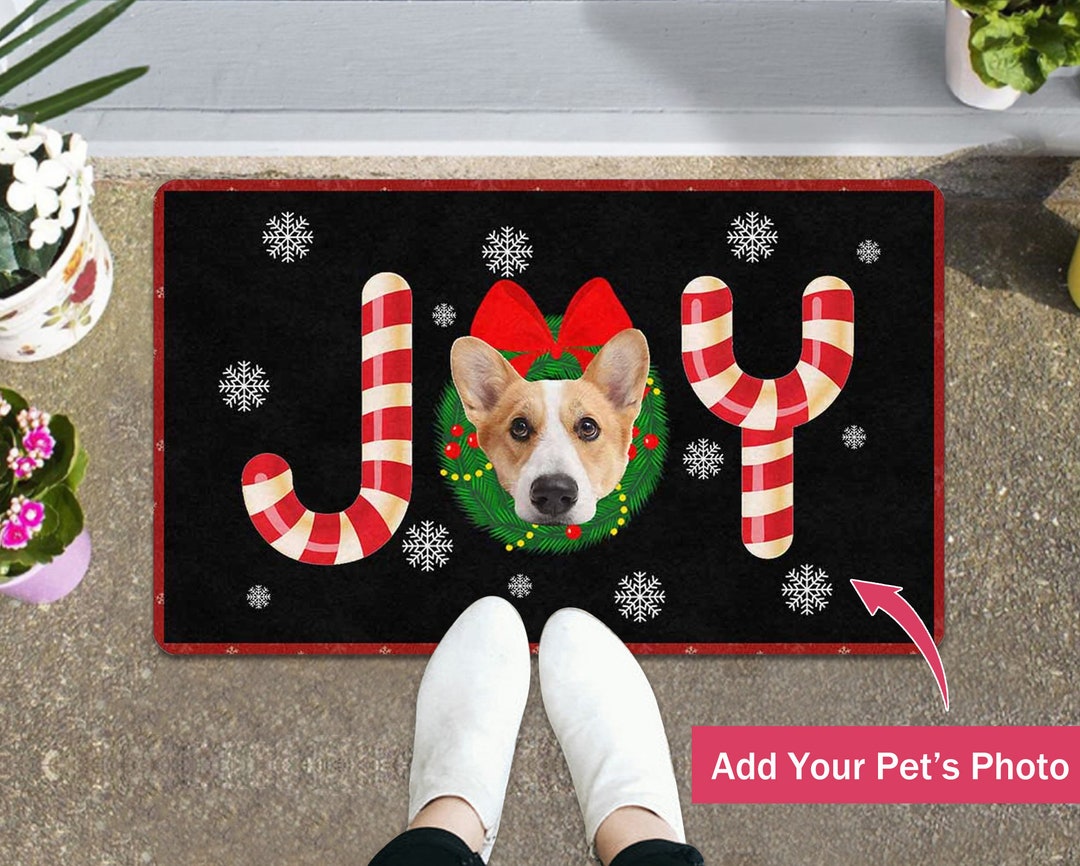 Custom Doormat With Dog Cat Pet Photo, Funny Personalized Pet Doormat