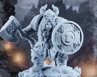 Dwarf - Brourum Axedelver | DnD | Tabletop Games | Wargames | Miniature | Primal Collectibles