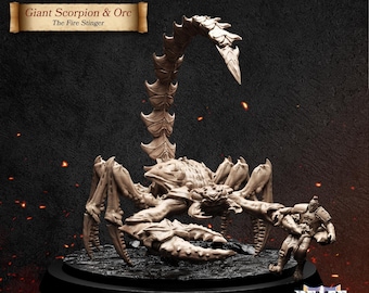 Giant Scorpion | DnD | Tabletop Games | Wargames | Miniature | Beast Miniatures