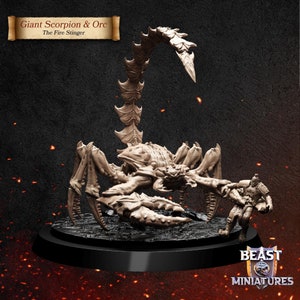 Giant Scorpion | DnD | Tabletop Games | Wargames | Miniature | Beast Miniatures