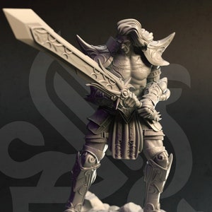 Arcane Infused Barbarian - Charys | DnD | Tabletop Games | Wargames | Miniature | DM STASH