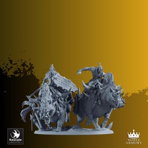 Boars Together | DnD | Tabletop Games | Wargames | Miniature | Primal Collectibles