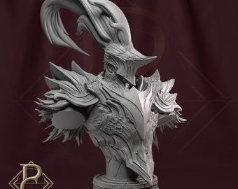 Riteris - Bust | Knight | DnD | Tabletop Games | Wargames | Miniature | Parasite Collectibles