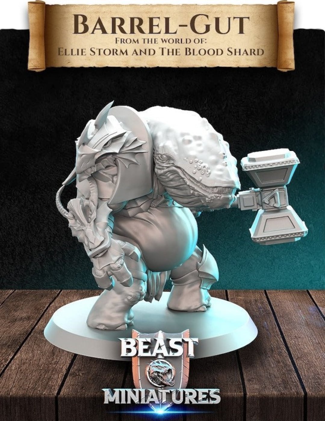 Barrel Gut Dnd Tabletop Games Wargames Miniature Beast Miniatures - Etsy