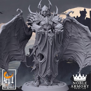 Knight Draven Evernight Guard Immortalis DnD | Undead | Vampire | Tabletop Games | Wargames | Miniature | Lord of the Print