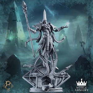 Amothep The Dark Pharaoh | DnD | Tabletop Games | Wargames | Miniature | Parasite Collectibles