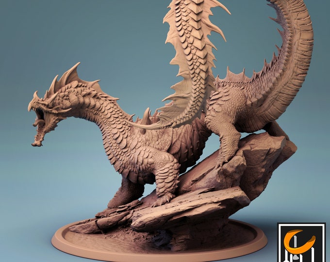 Brine Dragon | DnD | Tabletop Games | Wargames | Miniature | Lord of the Print