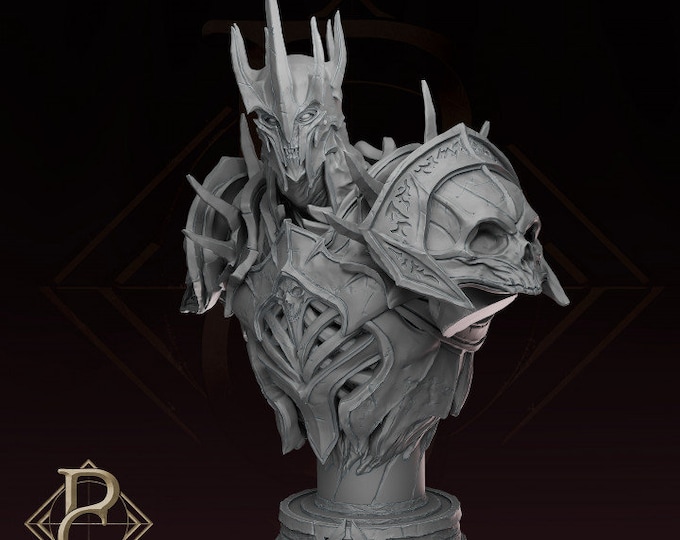 Vhalog, Undying King - Bust | DnD | Tabletop Games | Wargames | Miniature | Parasite Collectibles