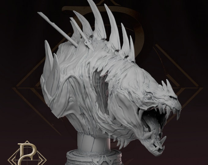 The Beast of Vaudange - Bust | DnD | Tabletop Games | Wargames | Miniature | Parasite Collectibles