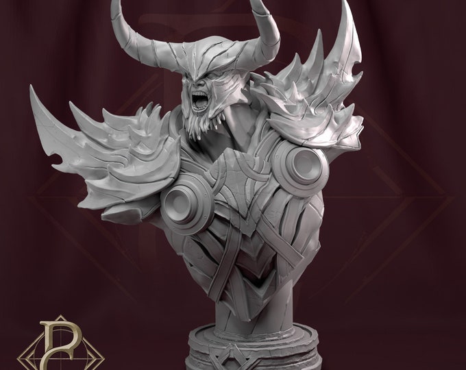 Pyrokles - Bust | Warrior | DnD | Tabletop Games | Wargames | Miniature | Parasite Collectibles