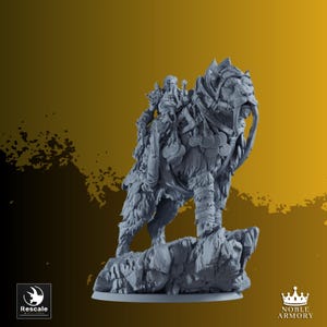 Saber-toothed Tiger - Queen - Gelidus Felix | DnD | Tabletop Games | Wargames | Miniature | Primal Collectibles