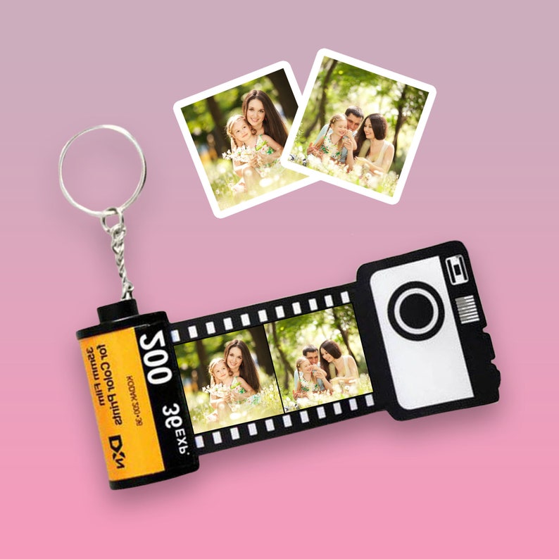 Custom Film Roll Keychain Personalized Camera Roll Keychain Etsy