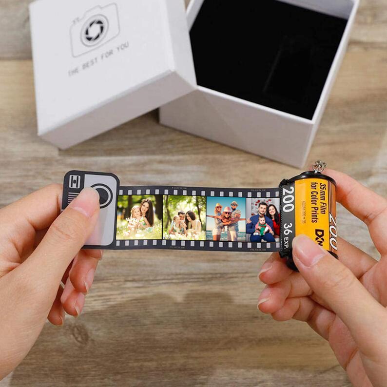 Camera Roll Keychain Personalized Film Roll Keychain Custom Etsy