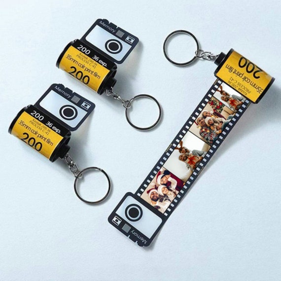 Camera Roll Keychain Personalized Film Roll Keychain Custom 5-20 Photos  Album Keychain/aniversary/birthday/wedding Gift Christmas Gifts -   Canada