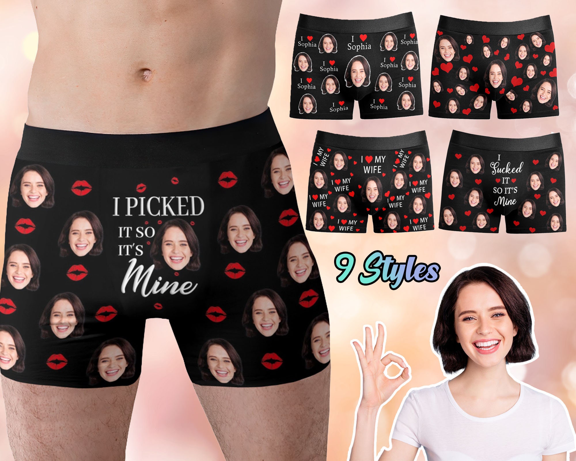 Photo Boxer from ¡ê15.95- Perfect Gift for You Love – MyFaceBoxerUK