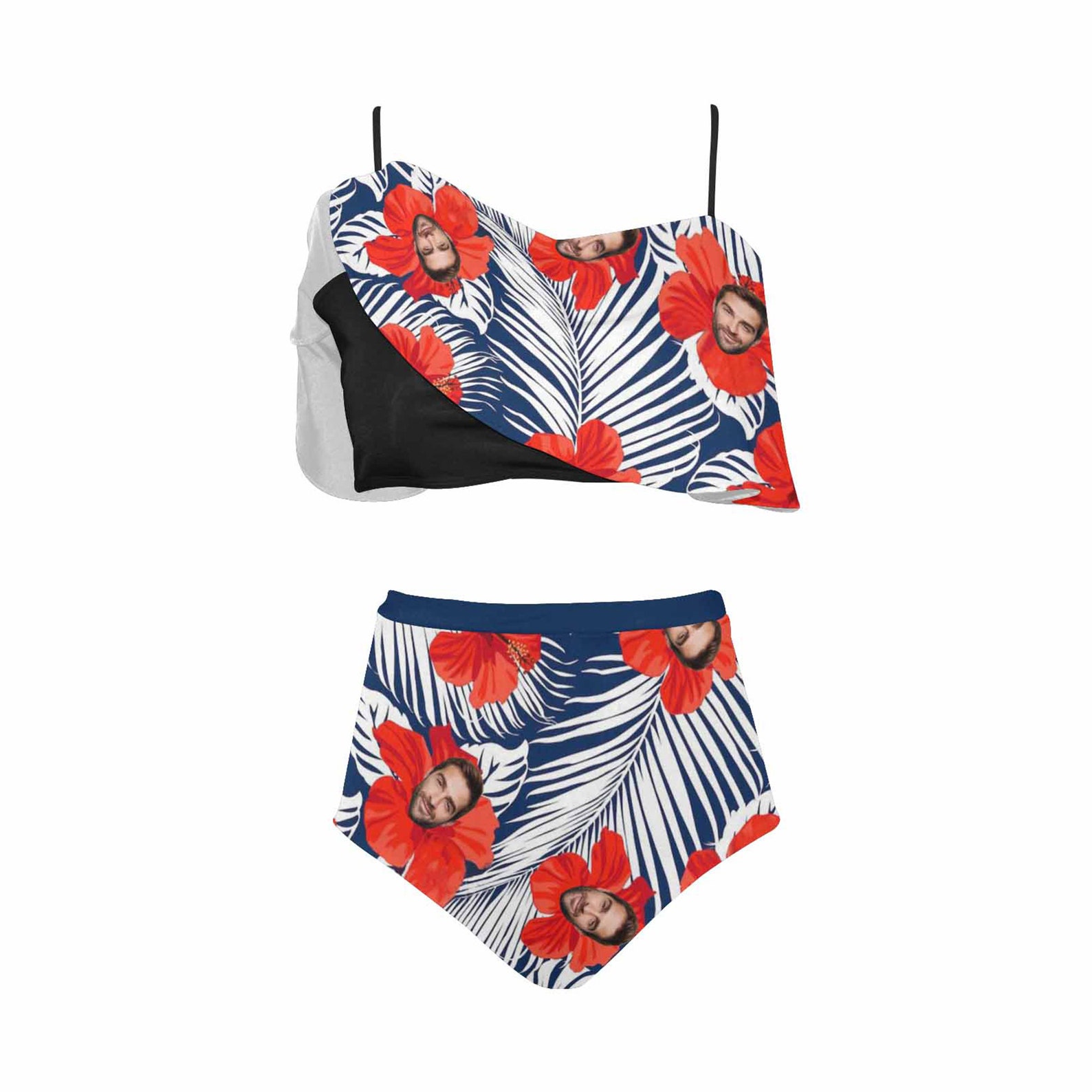 Custom Face Swimsuit Personalized Photo Swimsuit Bachelor Etsy