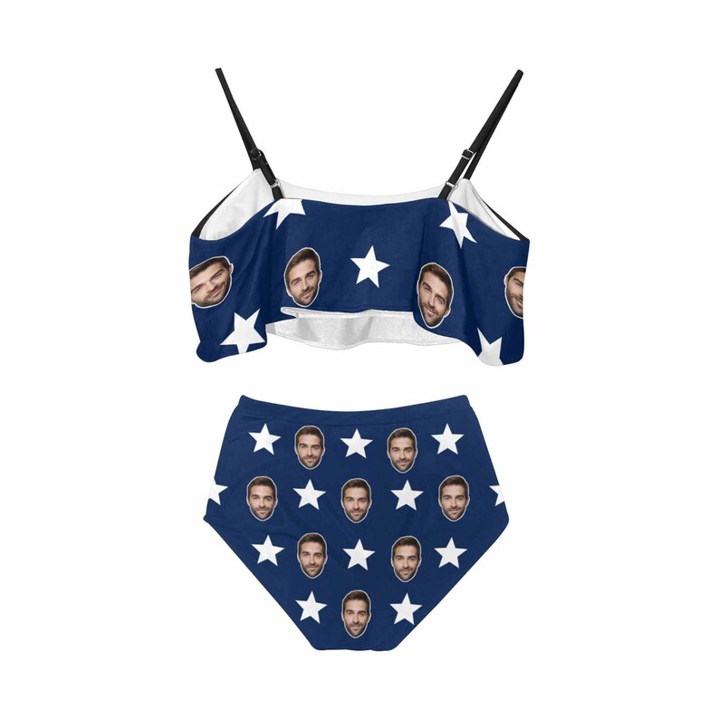 Custom Face Swimsuit Personalized Photo Swimsuit Bachelor Etsy