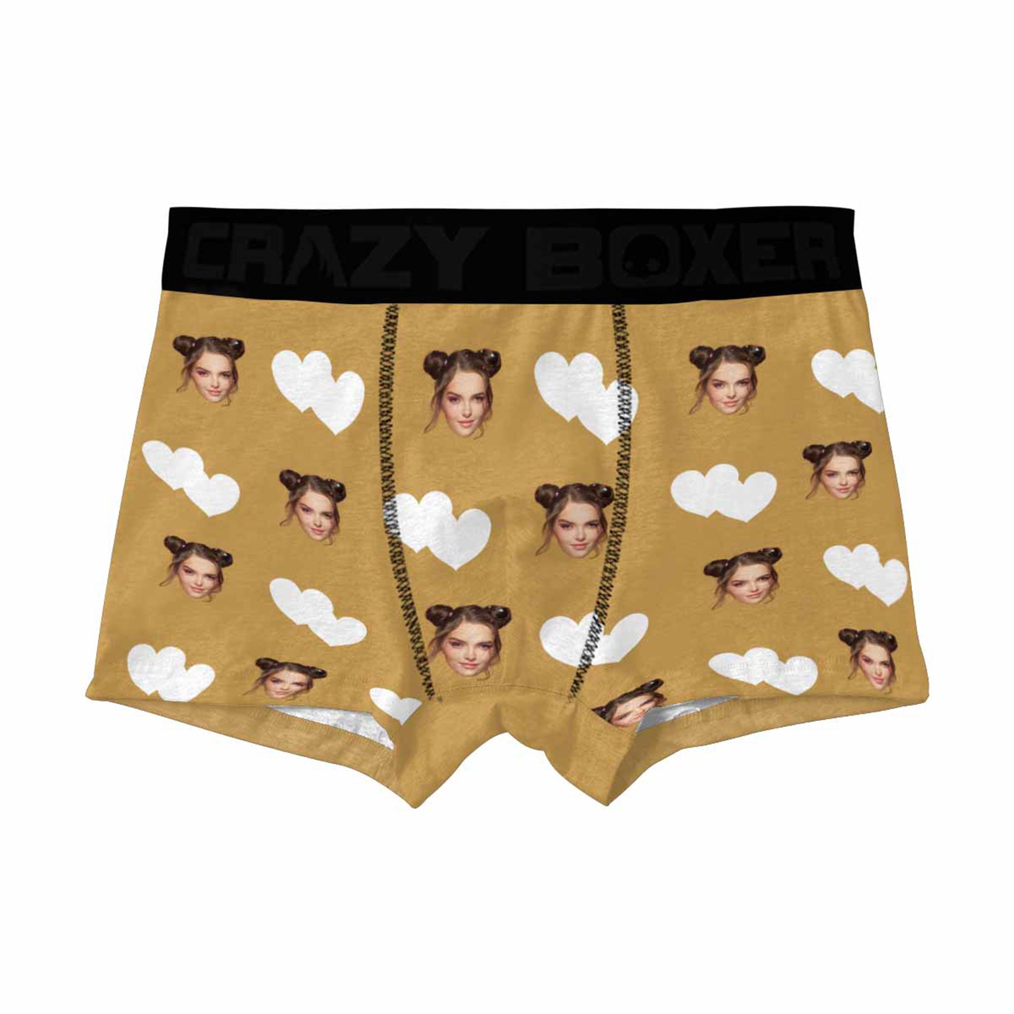 Custom Boxer With Face, Face Underwear for Men,custom Boxer Shorts