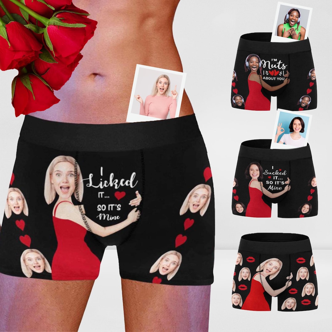 Custom Briefs Personalized Men's Boxer Briefs: Custom Face Photo Underwear - Etsy