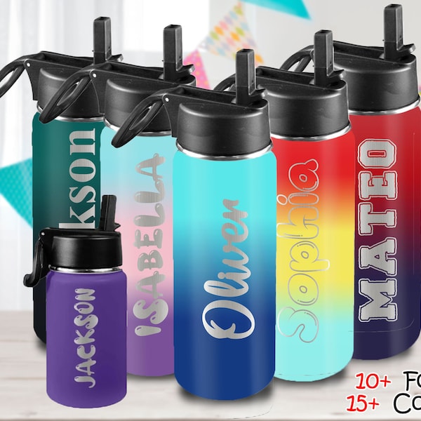 Custom Kids Water Bottle, Back To School Gifts For Kids, Custom Kids