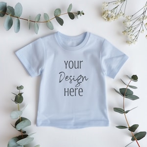 Rabbit Skins 3322 Mockup T-shirt per neonati Mockup Azzurro chiaro Rabbit Skins Mockup 3322 T-shirt per neonati Azzurro chiaro Mockup T-shirt per neonati alla moda Png