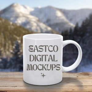 Mug Mockup, White 11oz Ceramic Mug Mockup, Camp Mug, Mug Png, Christmas Gift Mug, White Mug Mockup, Mug Mockup Outdoor