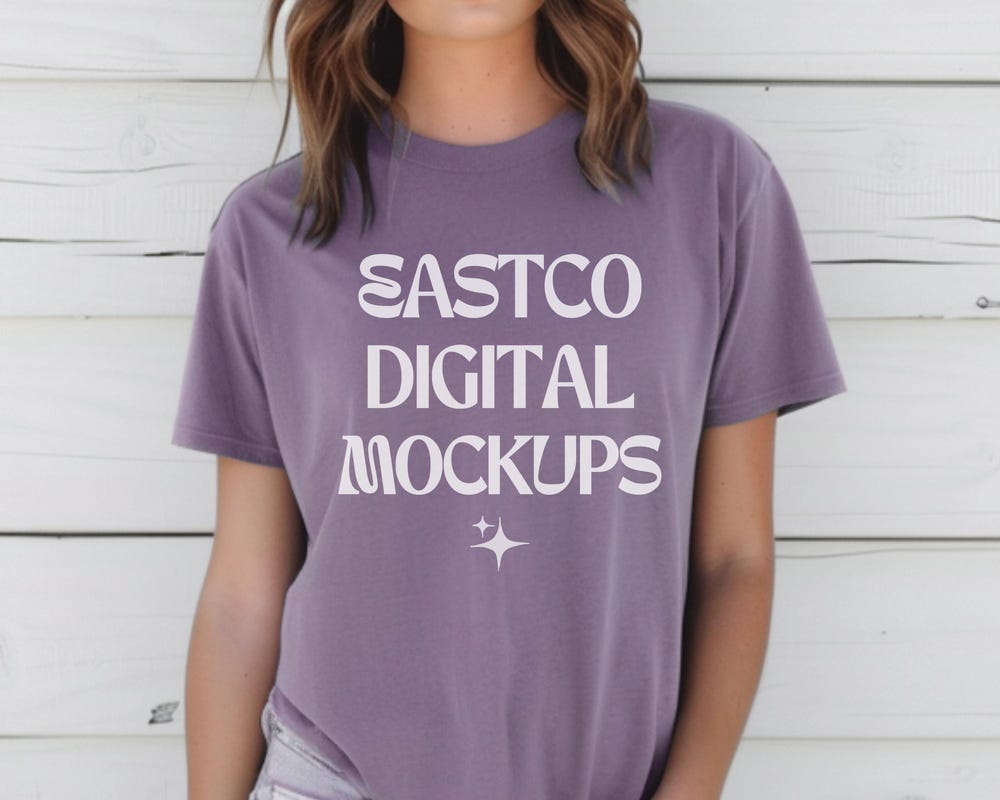 Snorider Design Bella Canvas Heather Purple Mockup, Bc 3001 Heather Purple, Bella Canvas T-Shirt Mockup Trendy Aesthetic Png, Bella Canvas 3001 Mauve