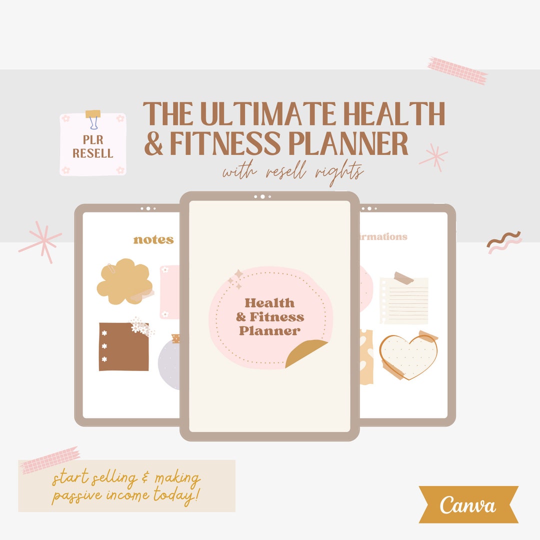 Plr Planner Bundle Plr Templates Plr Products Plr Canva Bundle Plr
