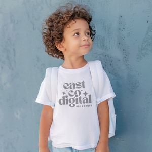 Back To School, 9018 White, Youth Comfort Colors Mockup, Kids Comfort Colors Shirt, White Kids Tee, Comfort Colors 9018 Mockup, School Shirt