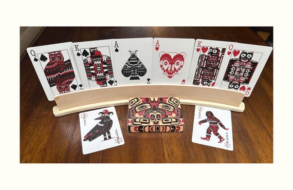Unique Pacific Northwest Native American Artistic Playing Cards by Bicycle.