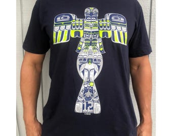 Native American Seahawk Trophy SB T Shirt