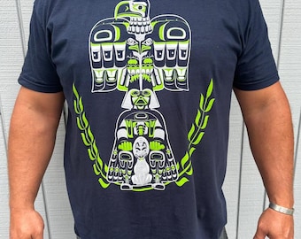 Seattle Seahawks Dark Side 2026 Wereldkampioenen T-shirt