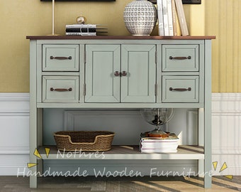 Sofa Tables With Drawers Etsy