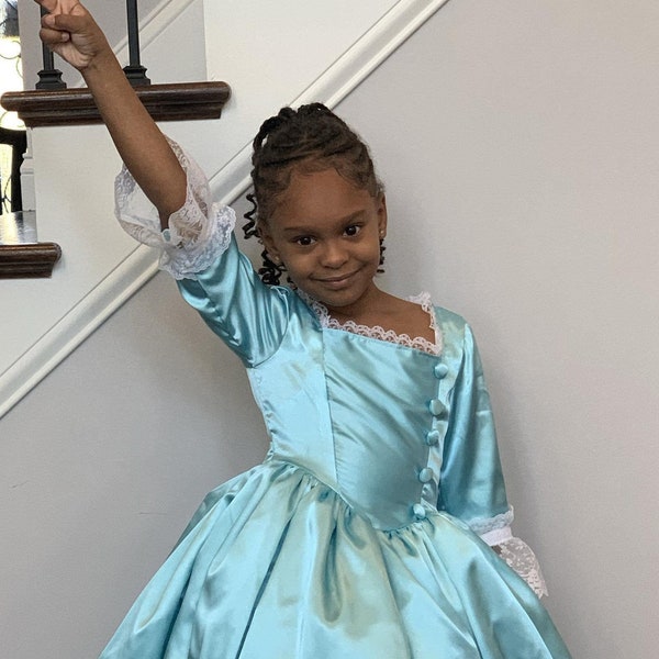 Eliza Hamilton / Hamilton Broadway Play / Schuyler Sisters Dress / Abito Historywearz / Abito da principessa per la festa di compleanno