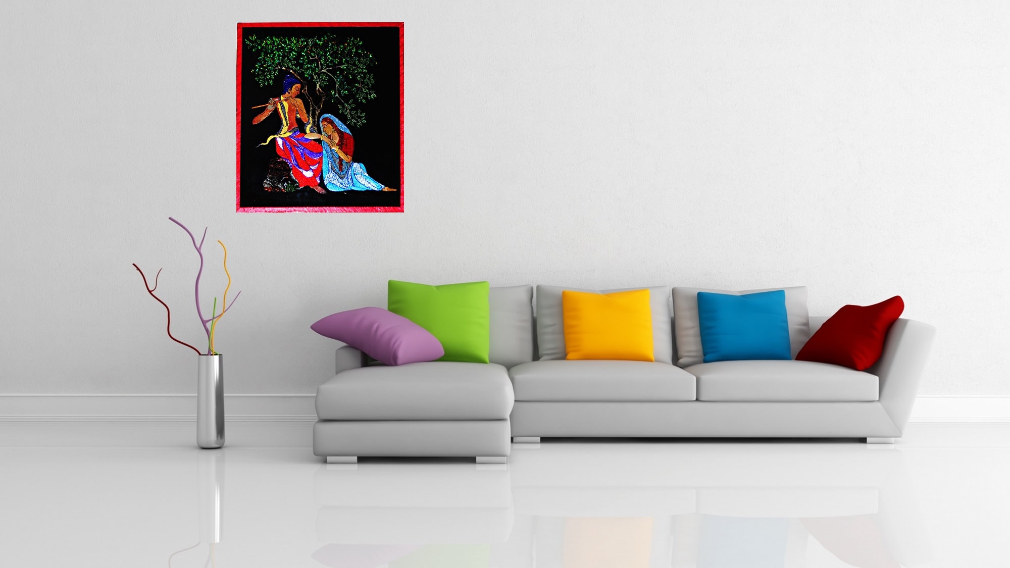 Wall Hanging Sri Lanka Hand Painted by Artist Painting on Etsy UK