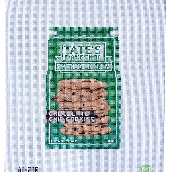 Chocolate Chip Cookie Bag Needlepoint Canvas