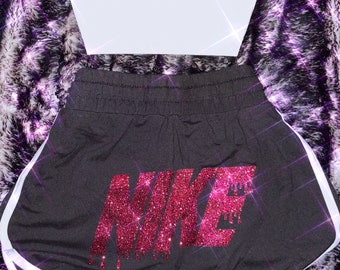 nike shorts and tube top set