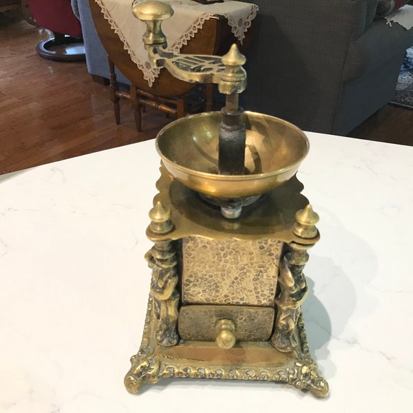 Brass Pepper Mill Etsy