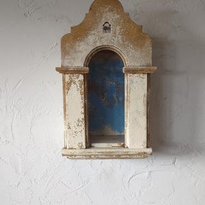 Shrine Nicho Niche influenced by Spanish mission architecture as seen throughout the American southwest.