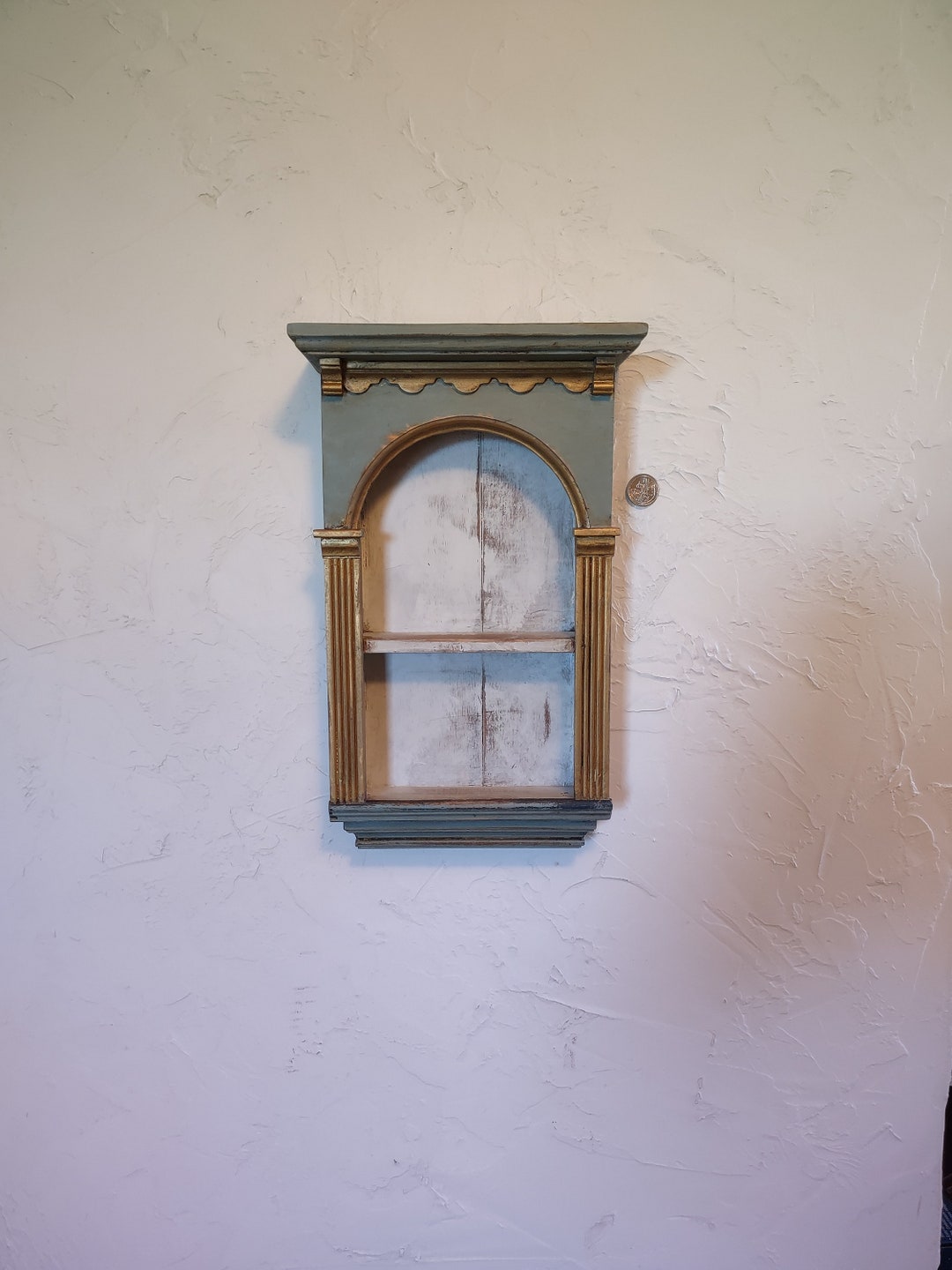 Classical Display Box Wall Shelf Curio Etsy