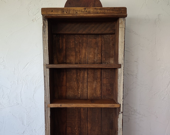 Rustic Wooden Display Shelf/curio Etsy