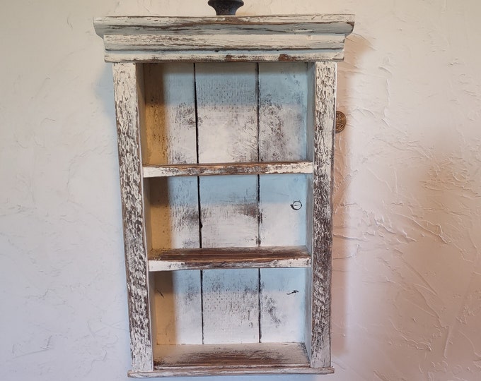 Rustic Country Style Wall Shelf Display Box Etsy